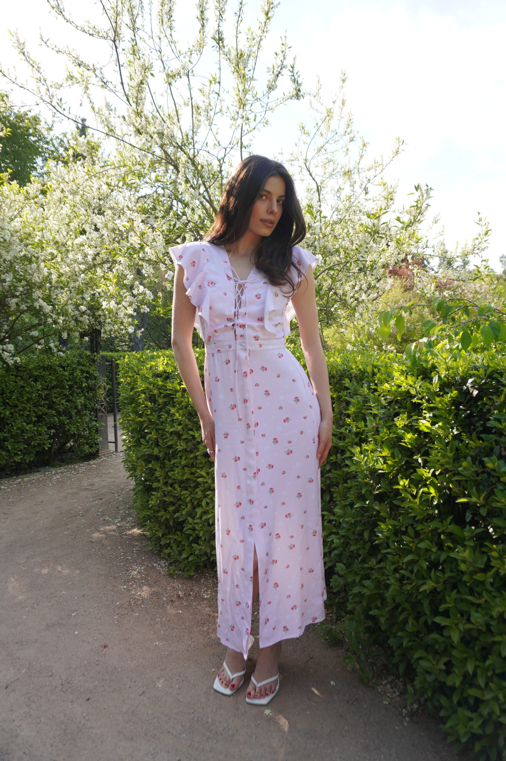 Платье CHERRY MIDI из нежной вискозы