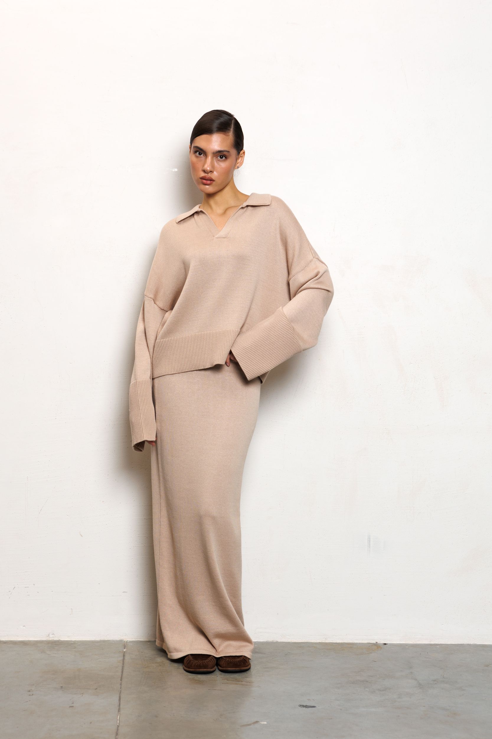 Джемпер поло из премиального хлопка