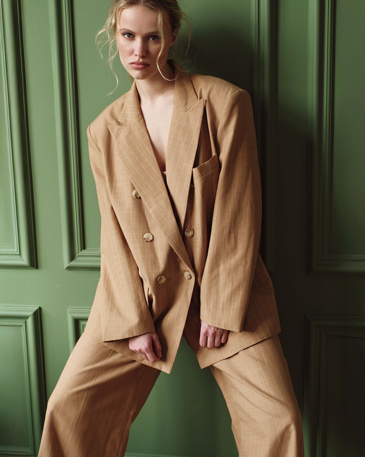 Жакет SUPER OVER в полоску