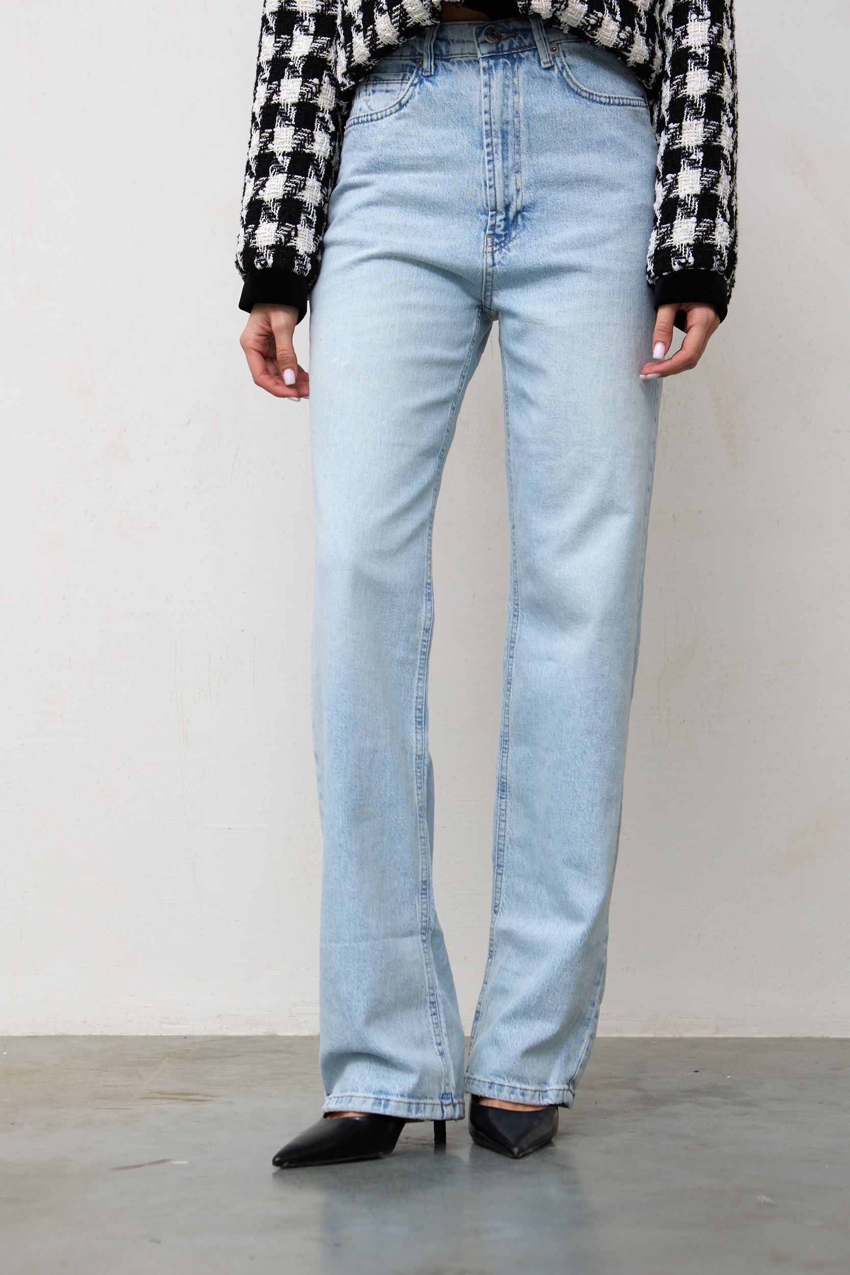 Джинсы STRAIGHT HIGHT RISE