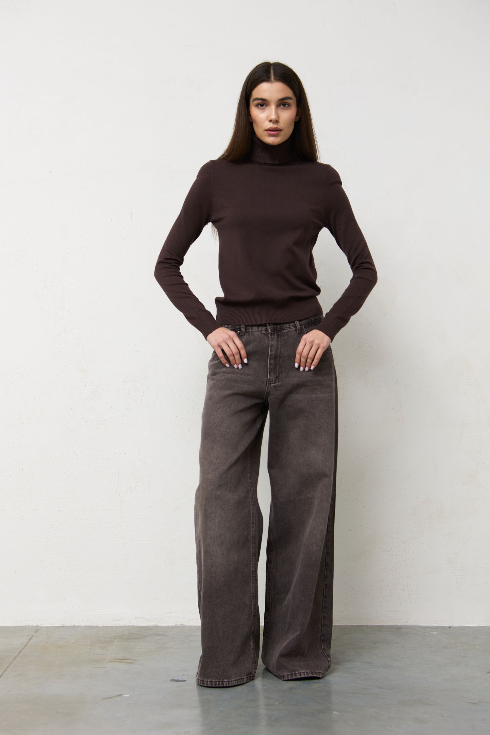 Джинсы PALLAZO VINTAGE с потертостями