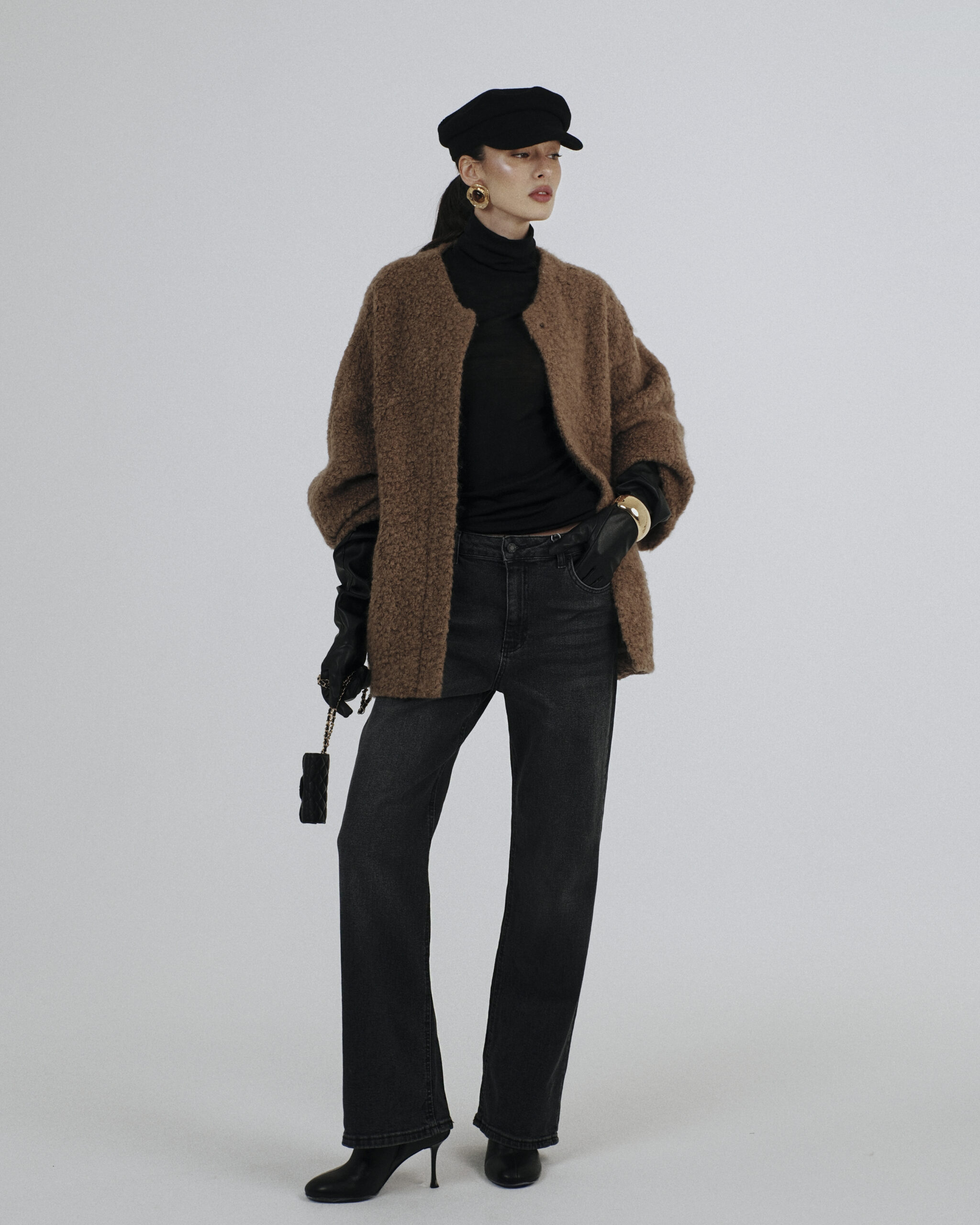 Бомбер BOUCLE из шерсти мериноса